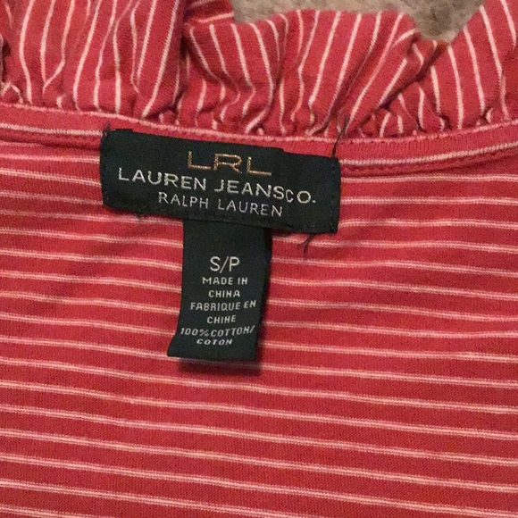 Ralph Lauren Ruffle Surplice Sleeveless Top - Picture 4 of 5